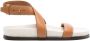 TOTEME The Chunky l leren sandalen Beige - Thumbnail 1