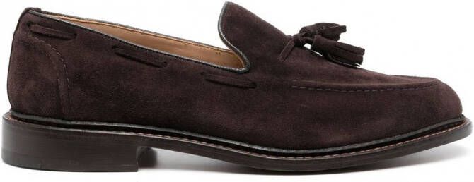 Tricker's Elton suède loafers Bruin