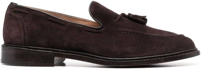 Tricker's Elton loafers met kwastje Bruin