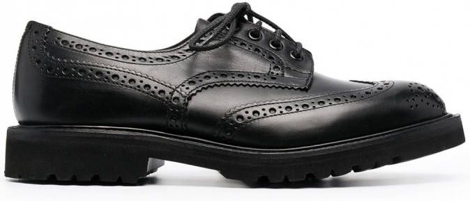 Tricker's Bourton leren brogues Zwart