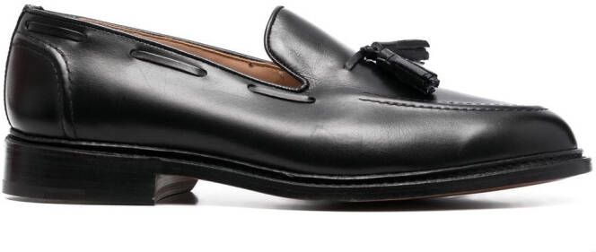 Tricker's Loafers met kwastje Zwart