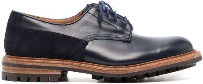 Tricker's Derby veterschoenen Blauw