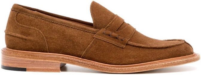 Tricker's Suède loafers Bruin