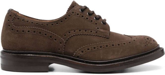 Tricker's Suède brogues Bruin