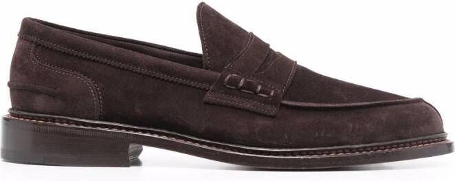 Tricker's Suède loafers Bruin