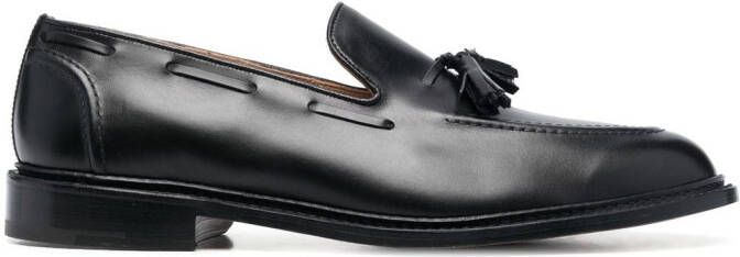 Tricker's Loafers met kwastje Zwart