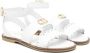 TWINSET Kids Oval T leren sandalen Wit - Thumbnail 1