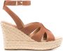 UGG Sandalen met sleehak Bruin - Thumbnail 1