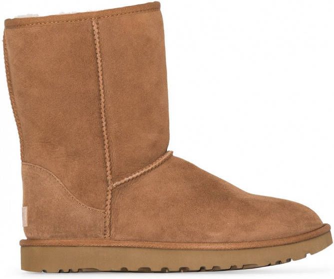 UGG Classic Short II lammy enkellaarzen Bruin