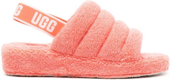 UGG Fluff Yeah badstof slippers Oranje