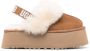 UGG Funkette 60mm suède slingback slippers Bruin - Thumbnail 1