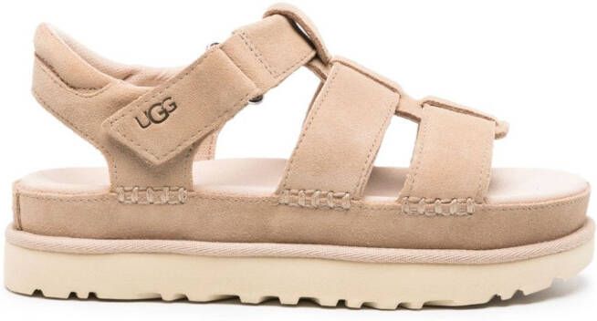 UGG Goldenstar suède klompen Beige