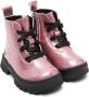 UGG Kids Ashton laarzen met logo-reliëf Roze - Thumbnail 1