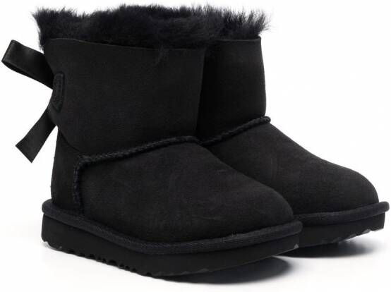 UGG Kids Bailey II enkellaarzen met strik Zwart