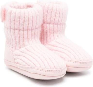 UGG Kids Ribgebreide laarzen Roze