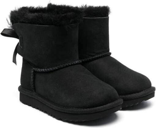 UGG Kids Suède enkellaarzen Zwart