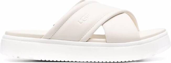 UGG Sandalen met gekruist bandje Beige