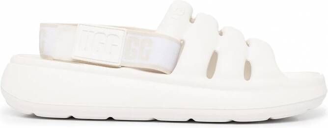 UGG Sport Yeah sandalen met plateauzool Wit