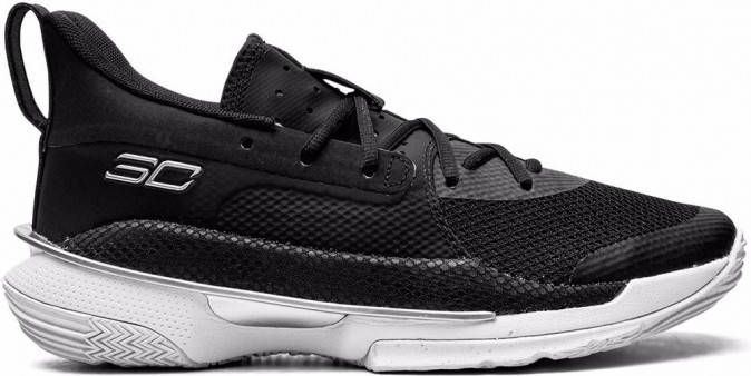 Under Armour Team Curry 7 low-top sneakers Zwart