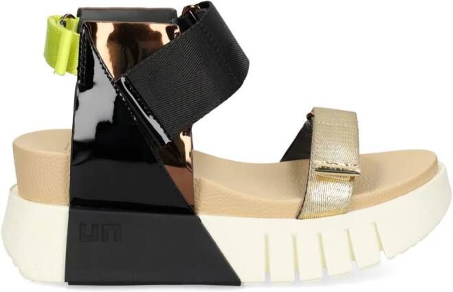 United Nude Delta Run sandalen met plateauzool Goud