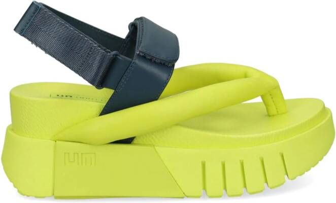 United Nude Delta Thong sandalen met plateauzool Groen