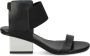 United Nude Raila leren sandalen Zwart - Thumbnail 1