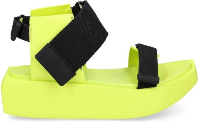 United Nude Wa Lo sandalen met plateauzool Groen