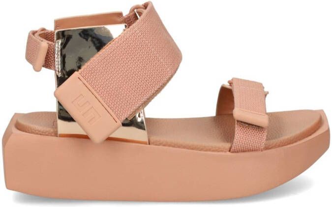 United Nude Wa Lo sandalen met plateauzool Roze