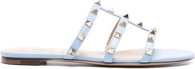 Valentino Garavani Laarzen met Rockstud detail Blauw