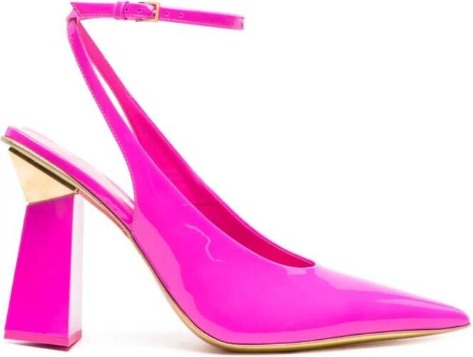 Valentino Garavani One Stude Hyper 110mm leren pumps Roze