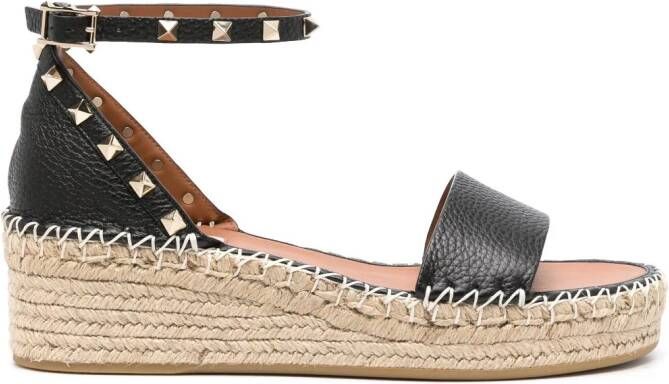 Valentino Garavani Rockstud espadrilles Zwart