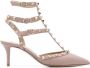 Valentino Garavani Rockstud pumps met puntige neus Roze - Thumbnail 1