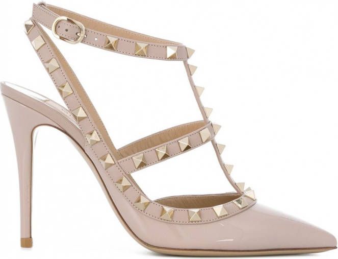 Beige cheap rockstud valentino