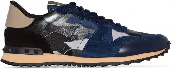 bewondering Scharnier liefdadigheid Valentino Garavani Rockstud Rockrunner sneakers Blauw - Schoenen.nl