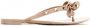 Valentino Garavani Rockstud sandalen dames messing pvc 35 Beige - Thumbnail 1