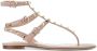 Valentino Garavani Rockstud sandalen Beige - Thumbnail 1