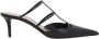 Valentino Garavani Rockstud Wispy leren slippers 60 mm Zwart - Thumbnail 1