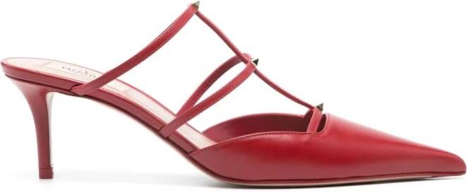 Valentino Garavani Rockstud Wispy 60 muiltjes Rood