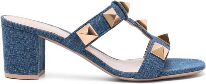 Valentino Garavani Roman Stud muiltjes Blauw