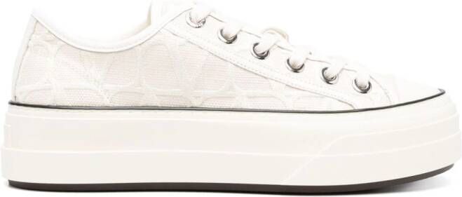 Valentino Garavani Sneakers met plateauzool Beige