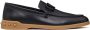 Valentino Garavani Leisure Flows leren loafers Zwart - Thumbnail 1