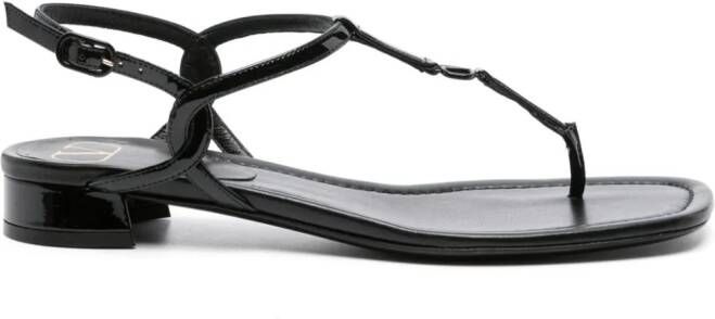 Valentino Garavani VLogo sandalen met DG-logo Zwart