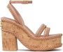 Valentino Garavani VLogo Summerblocks sandalen met sleehak Roze - Thumbnail 1