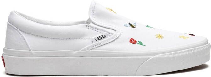 Vans "Classic slip-on Garden Party sneakers" Wit