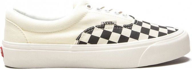 Vans Era Craft Podium geruite sneakers Wit