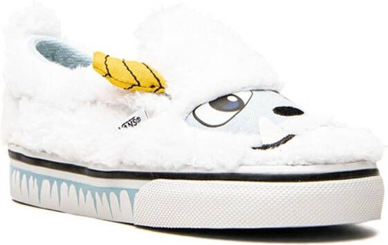 Vans Kids Yeti slip-on sneakers Wit