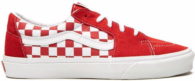 Vans Sk8 Low Checkerboard sneakers Rood