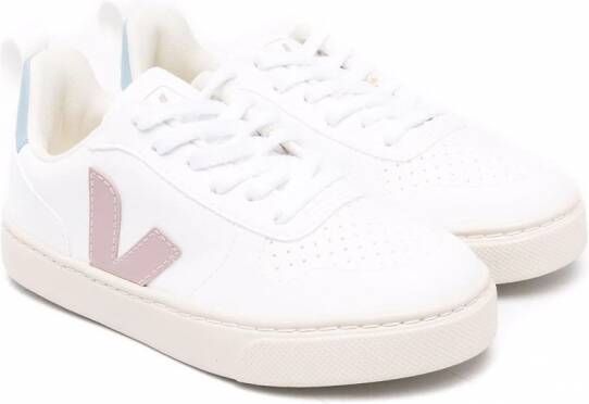 VEJA Kids V-10 low-top sneakers Wit