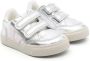 VEJA Kids V-12 ChromeFree leren sneakers Zilver - Thumbnail 1