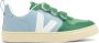 VEJA Kids V-12 Chromefree sneakers met klittenband Groen - Thumbnail 1